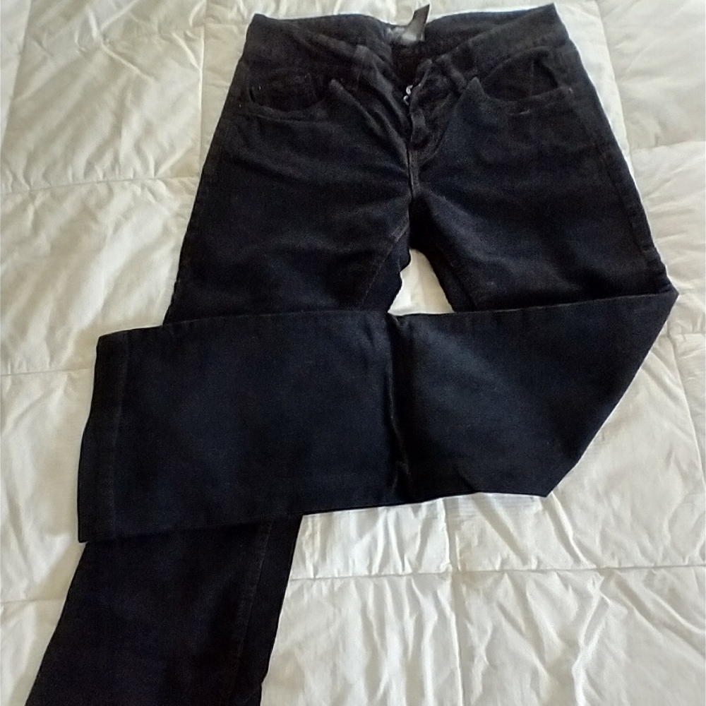 Polo black corduroy pants